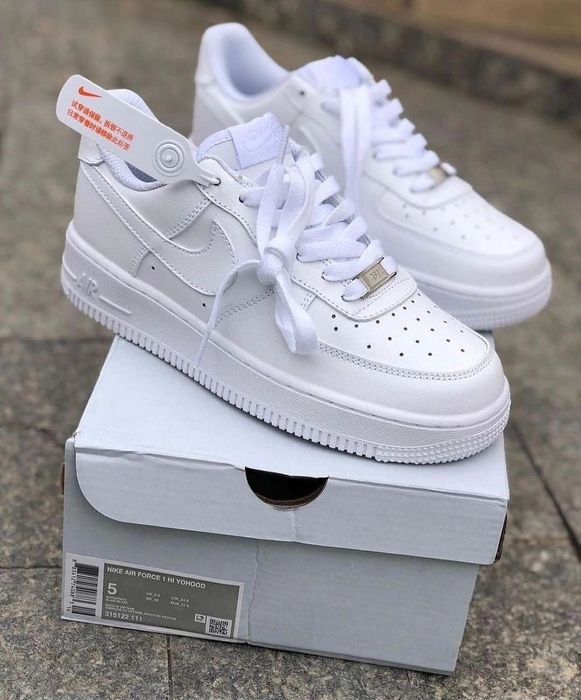 Pantofi sport Nike AF1 Low Alb Complet