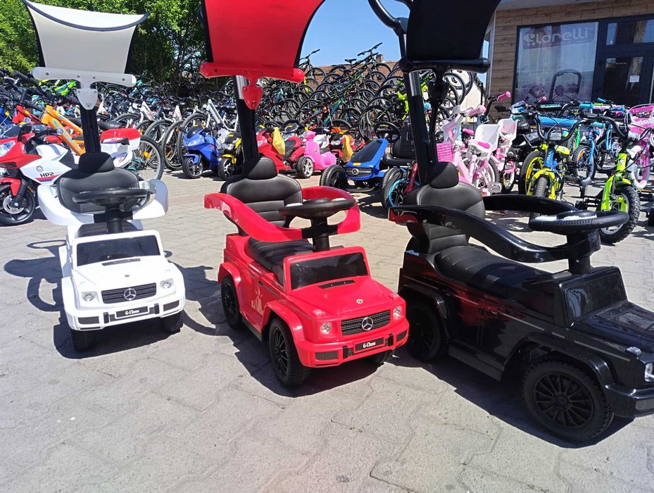 MERCEDES Кола за яздене с дръжка и сенник Mercedes-benz G350d