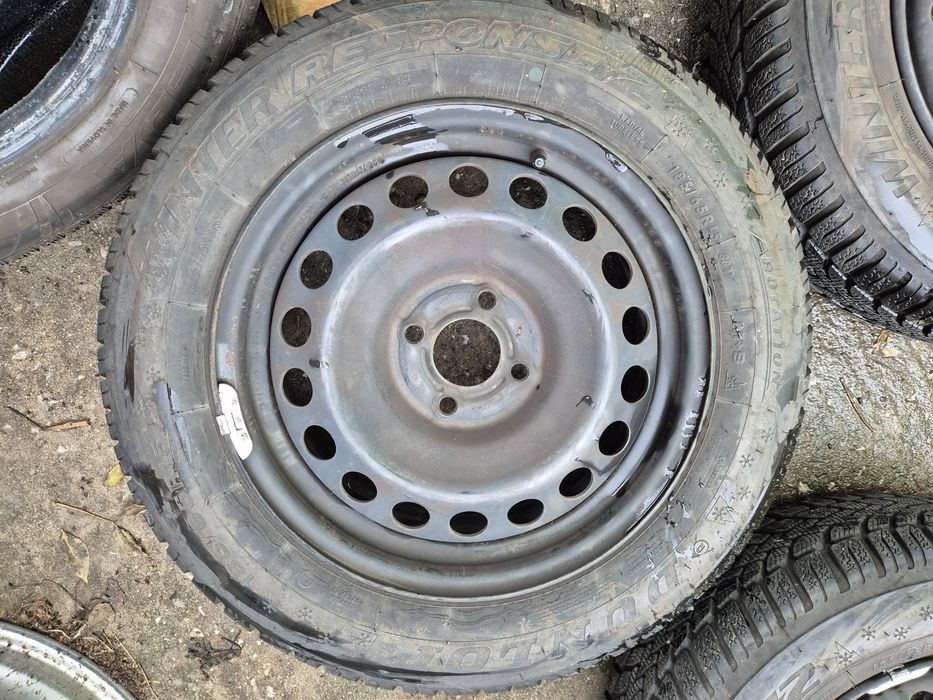 4бр стоманени джанти за Дачия докер/ 6ж Х15/ ет 40/ 4Х 100/