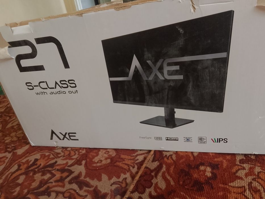 Monitor AXE 27 talik rgb ekrani singan