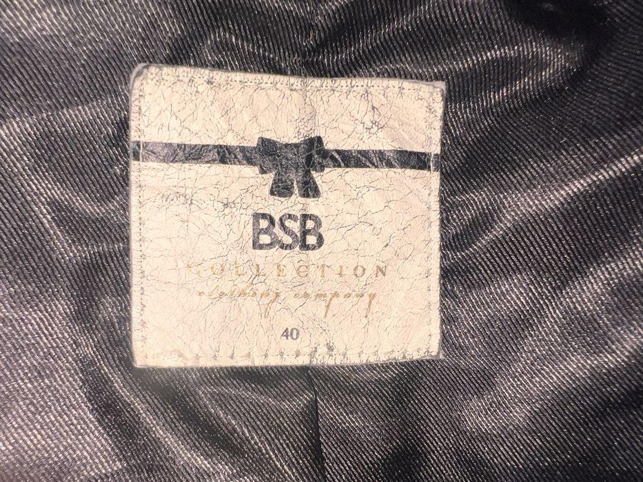 Яке от естествена кожа BSB