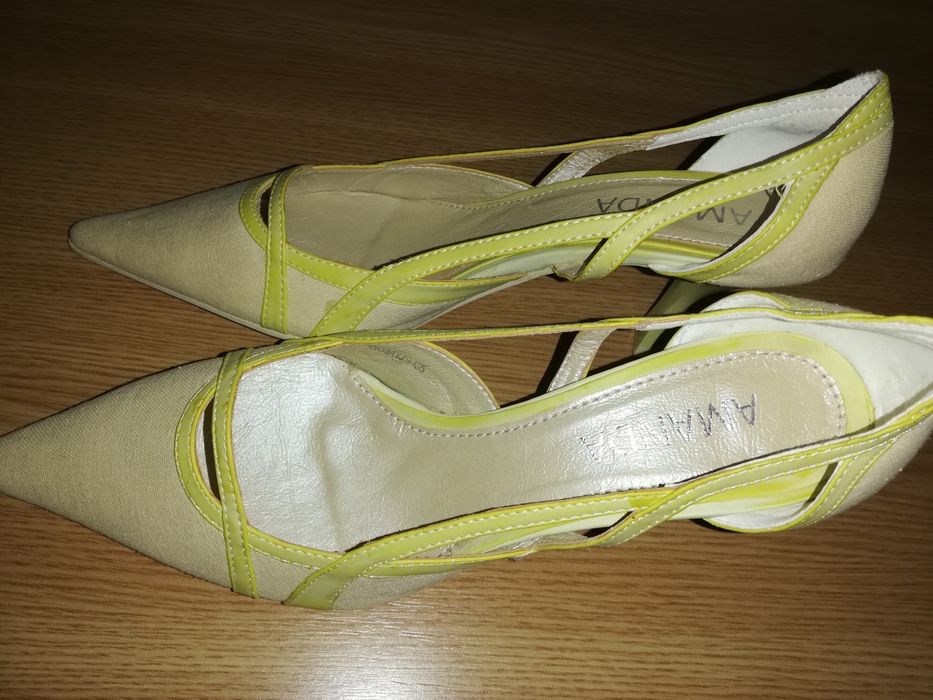 Pantofi crem Leonardo 37