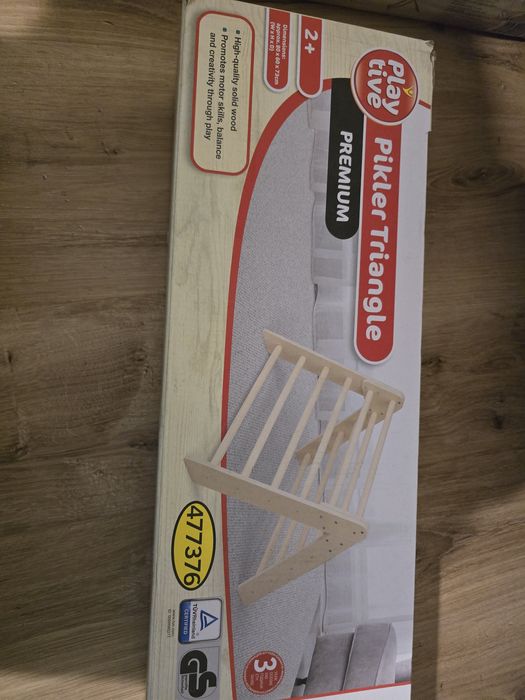 Triunghi pikler din lemn masiv Lidl