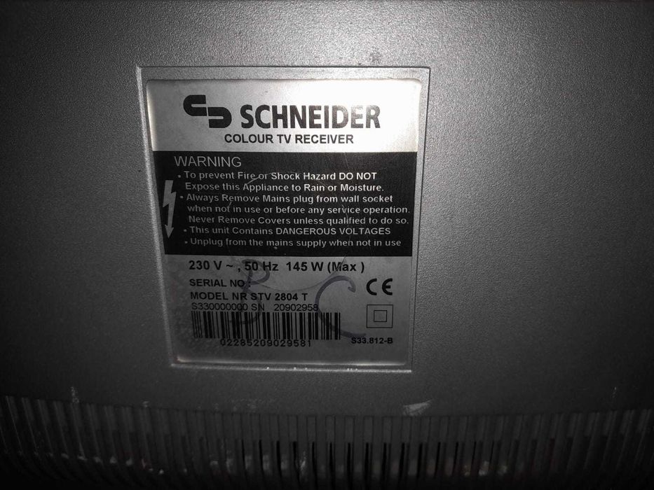 Televizor SCHNEIDER STV 2804 T – retro, perfect funcțional