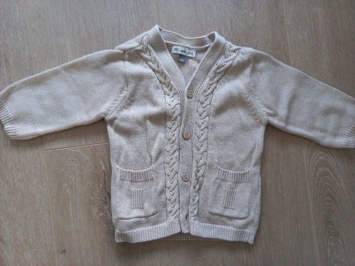 2 x Cardigan/pulover ,68-6 luni