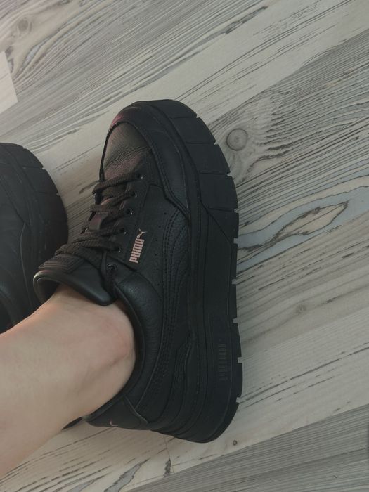 Adidasi Puma Mayze Stack piele- negri - femei