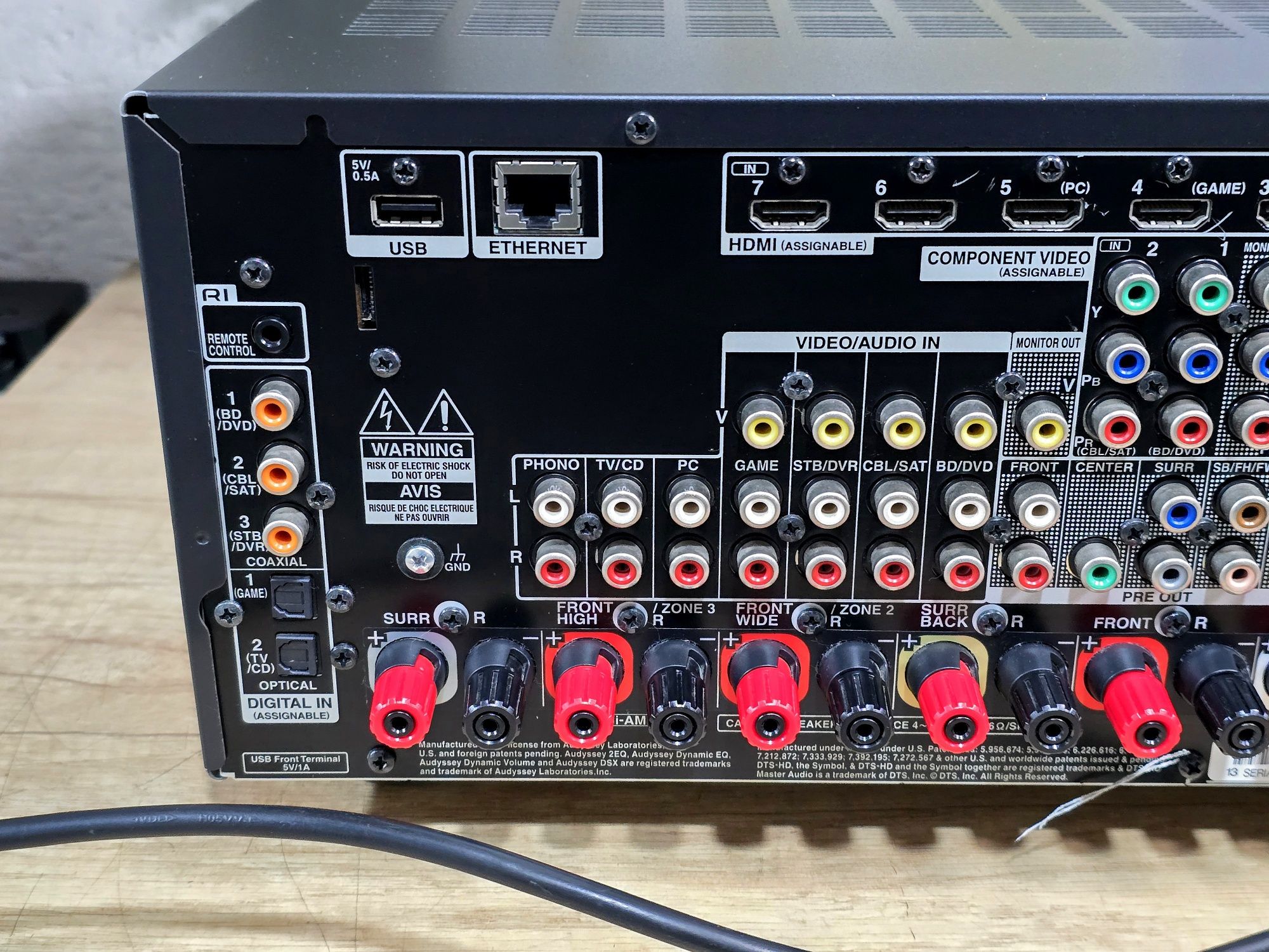 Receiver Onkyo TX-NR 717 AV, 7.2 hdmi, usb, streaming