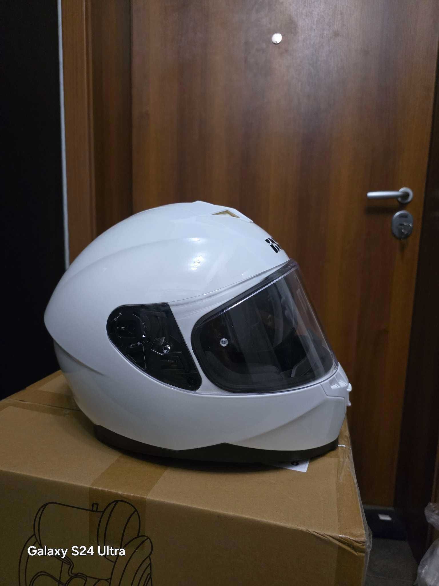 Мото каска IXS 1100 1.0 + вградени тъмни очила