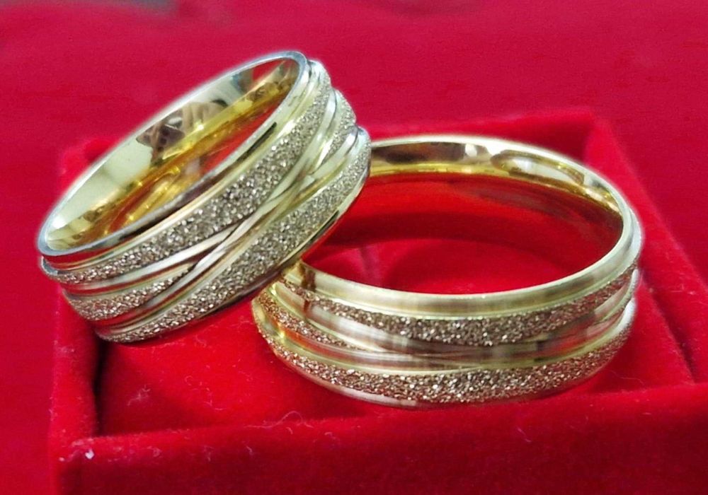 GR46,verighete placate aur 14k,late, deosebita, unisex,marimi diverse