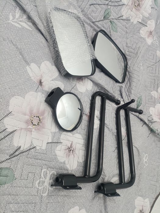 Кронштейны наружных зеркал с зеркалами