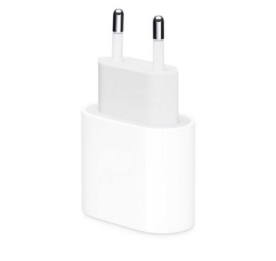 Зарядно съвместимо с Apple, iPhone, USB-C, Lightning, 20W