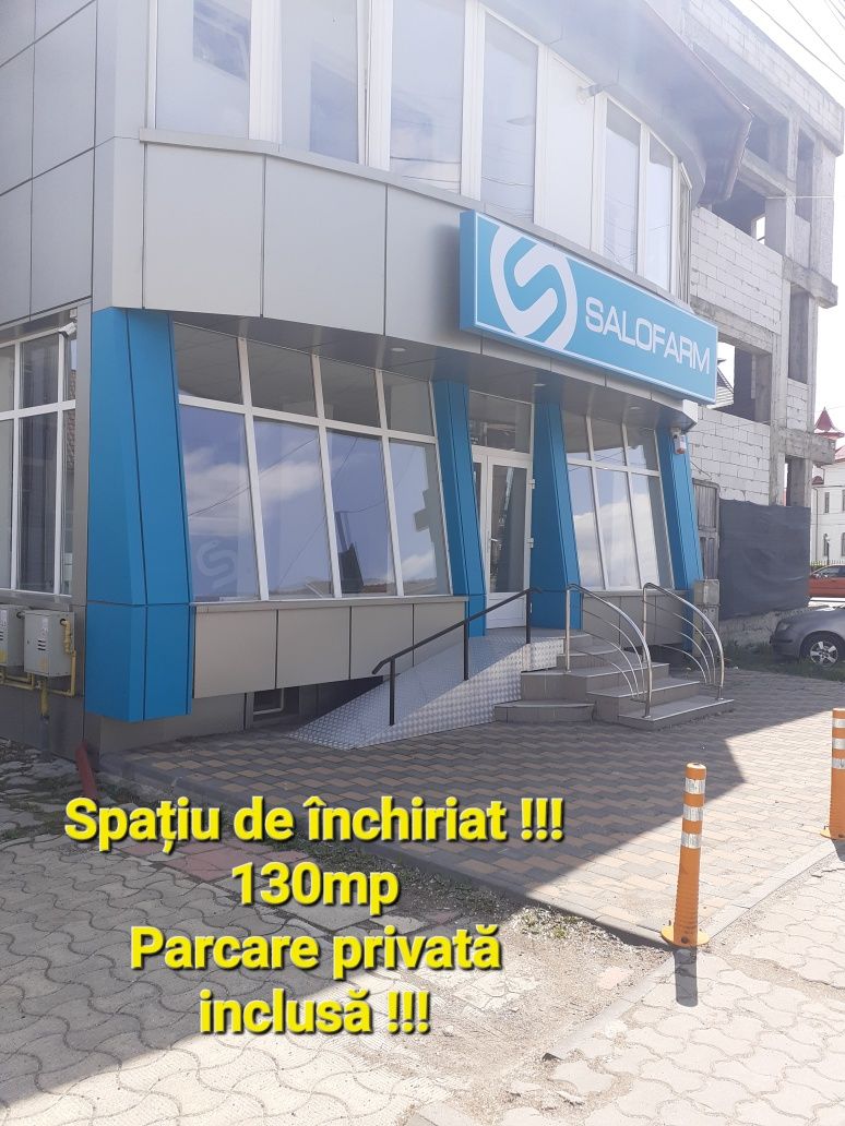 DE INCHIRIAT - Spatiu Comercial 130mp ( Parcare inclusa 400mp )