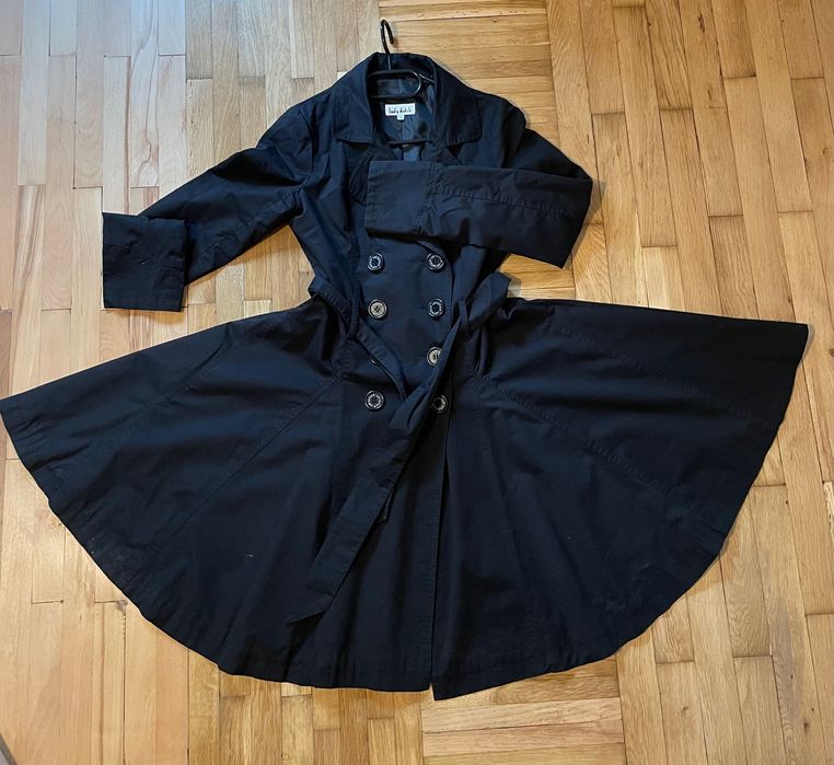 Geaca lunga de dama, din bumbac