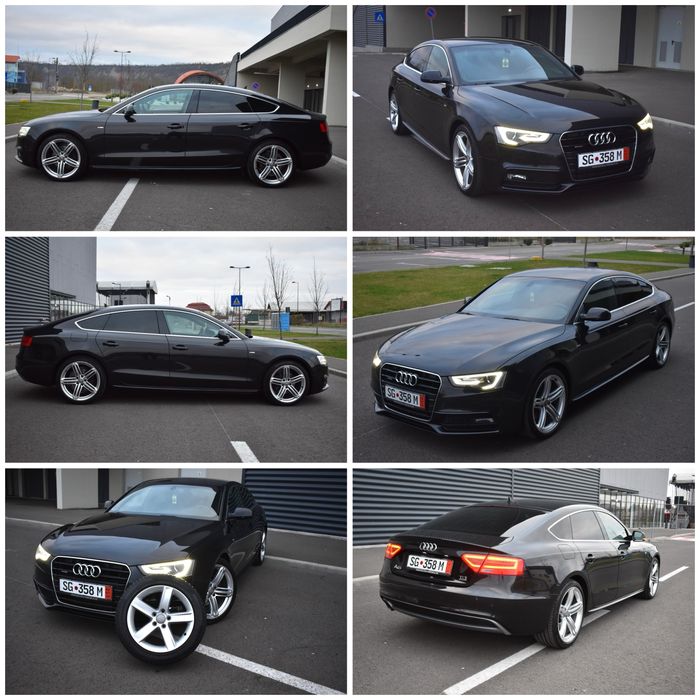 AUDI A5 • 3xS-LINE • QUATTRO 4x4 • AUTOMAT •2.0 tdi 177cp • DIESEL