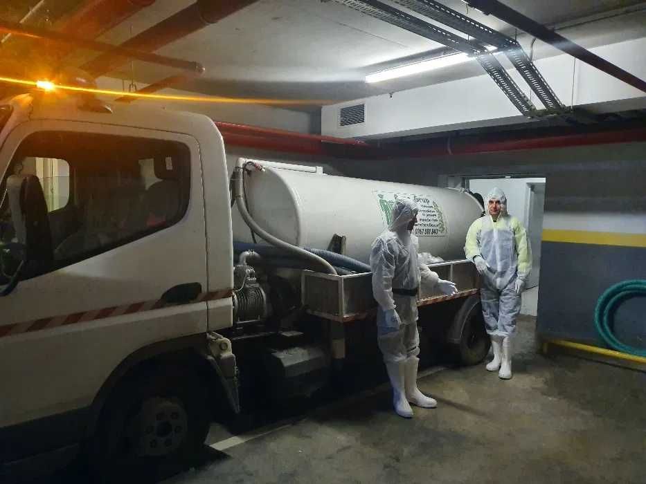 Curatare bazine apa / hidrocarburi / bazin ape gri