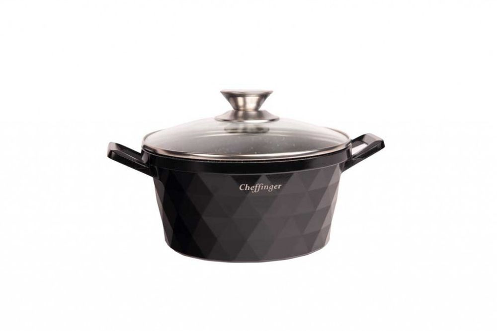 Комплект от 3 броя висококачествени съдове за готвене Cheffinger - 6 ч