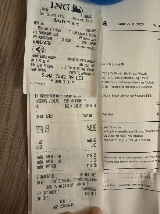 Vand Iphone 15 pro max