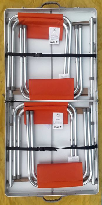 Set MASA cu 4 scaune pliabile pentru camping, picnic NOU - 195 Lei