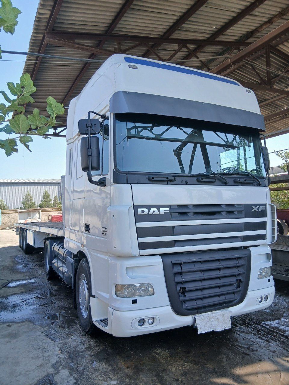 DAF 2001йил газ 8та Балон 150 лтр тегач Балон 80 фоиз Прицеп FRUEHAUF