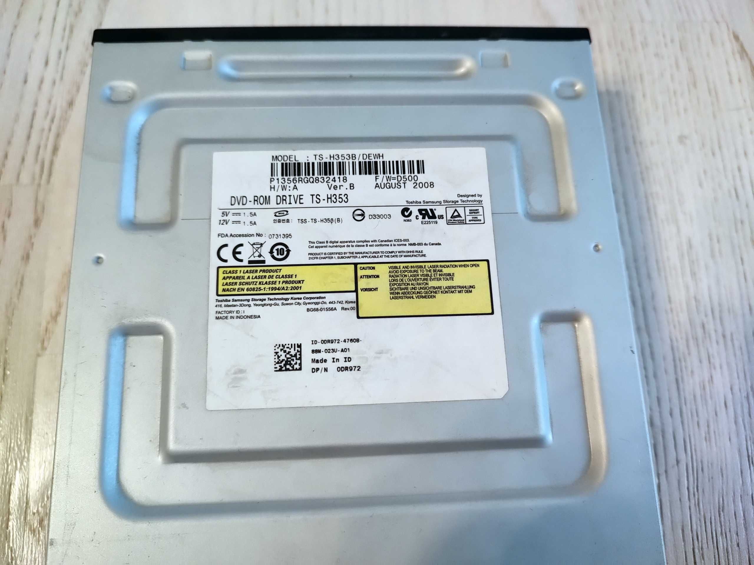 DVD-ROM Toshiba Samsung TS-H353B SATA