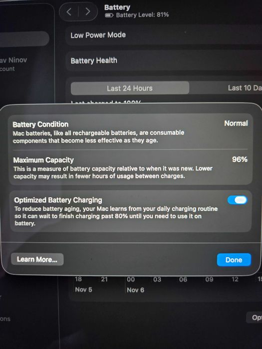 Apple MacBook Air M3 13 inch, 512GB SSD, 16 GB Ram