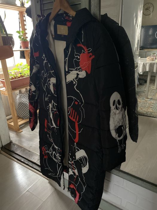 демисезонный пуховик размер 42-44,  на рост 152-160