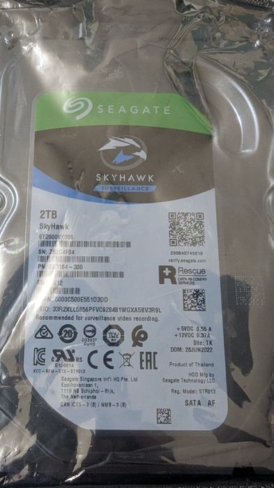 HDD Seagate Skyhawk Surveillance 2TB nou