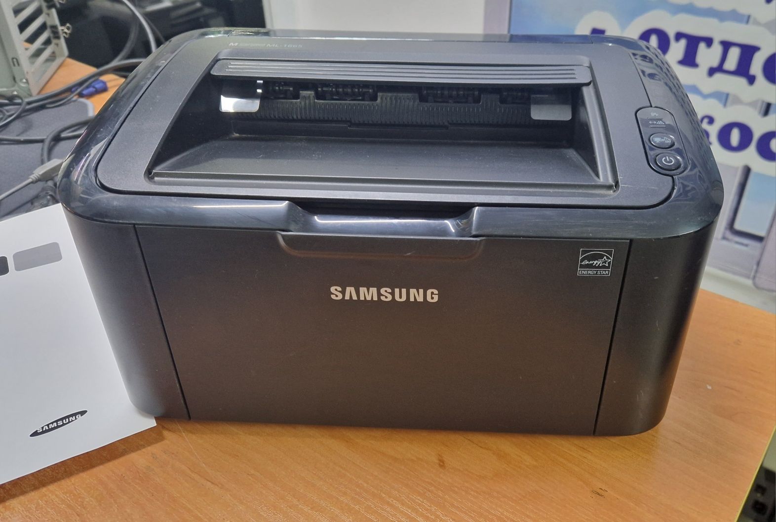 Принтер  Samsung ml-1665, новый картридж