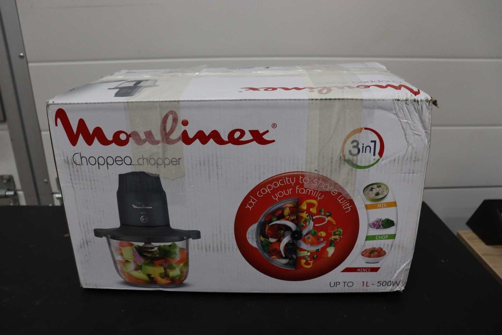 Moulinex Choppeo, чопър, стъклена купа 1л,  2 скорости, Java Pepper