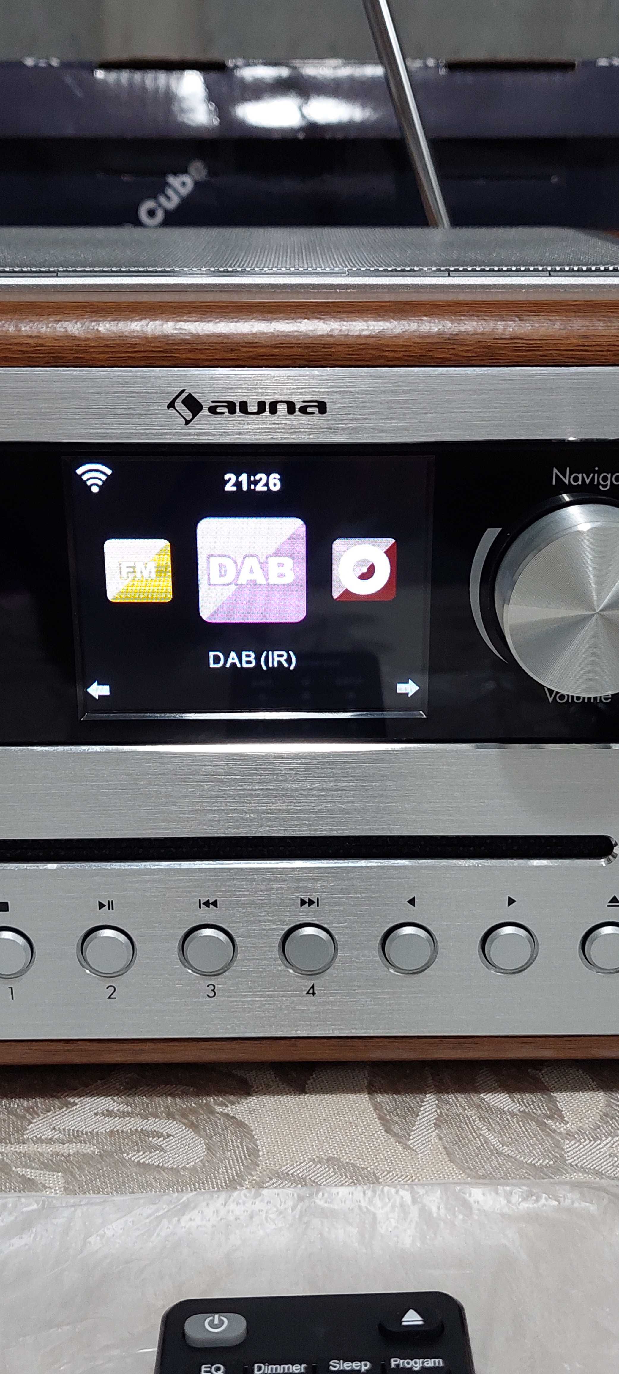 Auna Silver Star CD Cube.Интернет радио.FM,DAB,AUX,CD,Bluetooth.