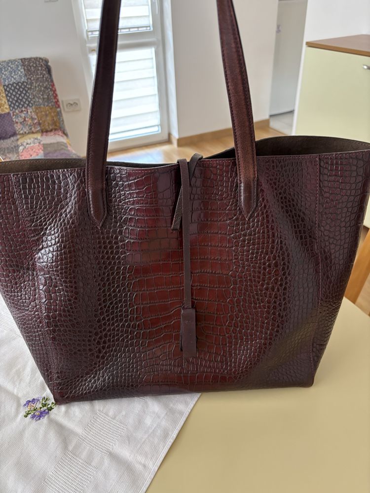 Massimo Dutti кожена чанта