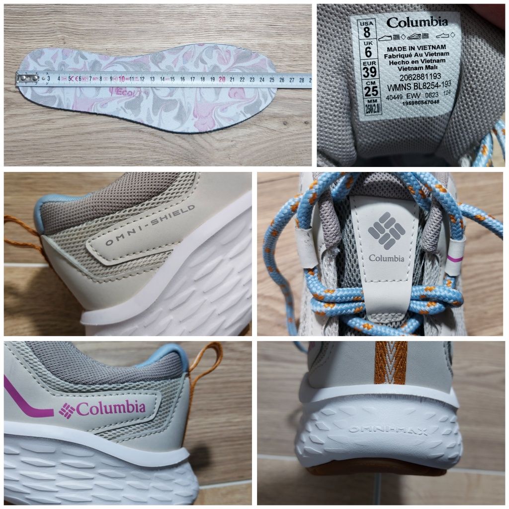 Adidasi sport Columbia Novo Trail Omni Shield, trekking, nr 39 EU
