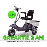 Tricicleta electrica -32% FARA PERMIS, livrare acasa / GARANTIE