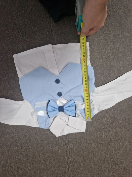 Costum botez baiat 3-6 luni