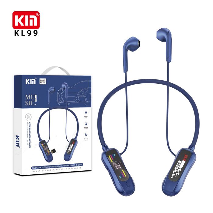 KIN KL99 Bluetooth quloqchinlari displey, TF-karta va karaoke rejimi