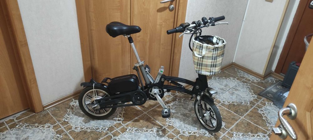 Электровелосипед складной мини 500Вт,48в