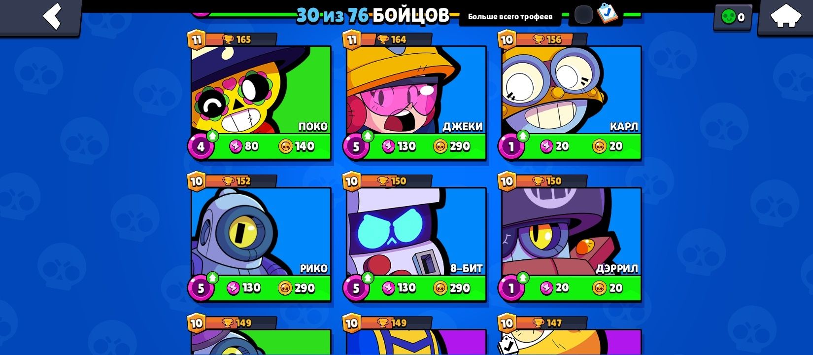 Продам аккаунт в Brawl Stars