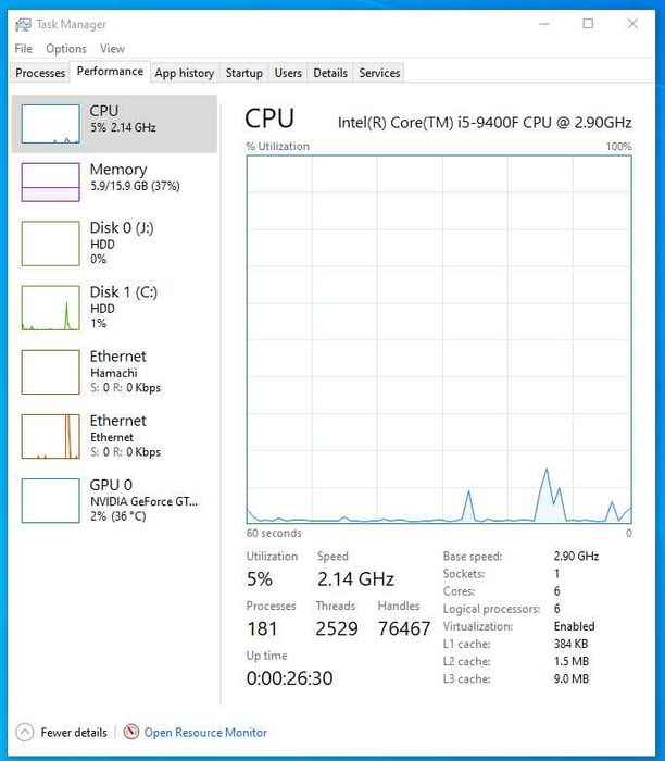 Настолен компютър Gtx 970 4gb/ I5 9400F