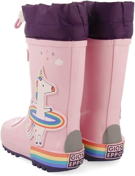 Gioseppo cizme ploaie unicorn curcubeu 28