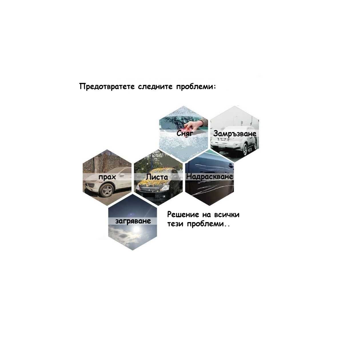 Покривало за Джип Брезент 4ХЛ / 571 x 203 x 160cm / XXXXL SUV