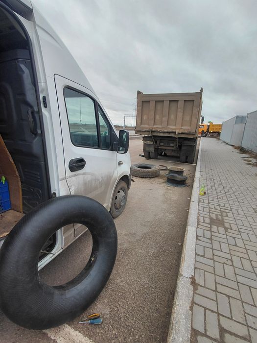 Грузовой выездной шиномонтаж мобильный передвижной на выезд