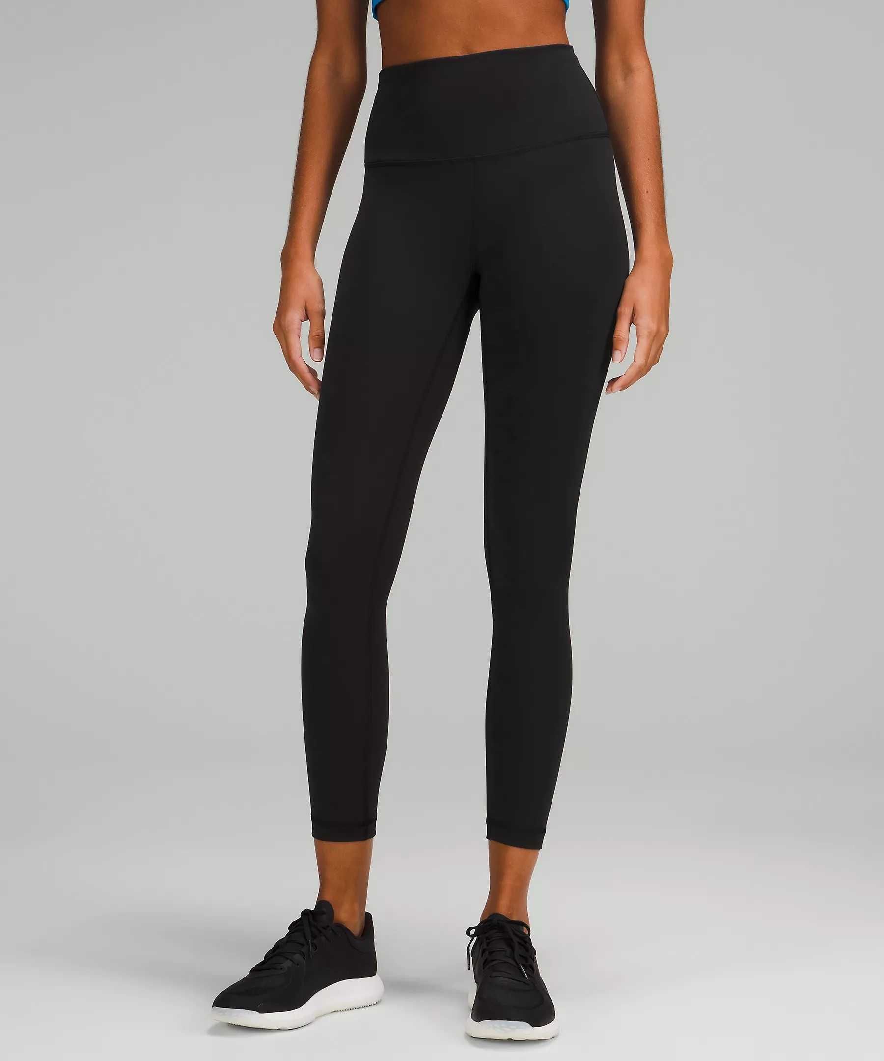 Lululemon Wunder Train High Rise Tight 25" size 6 Black