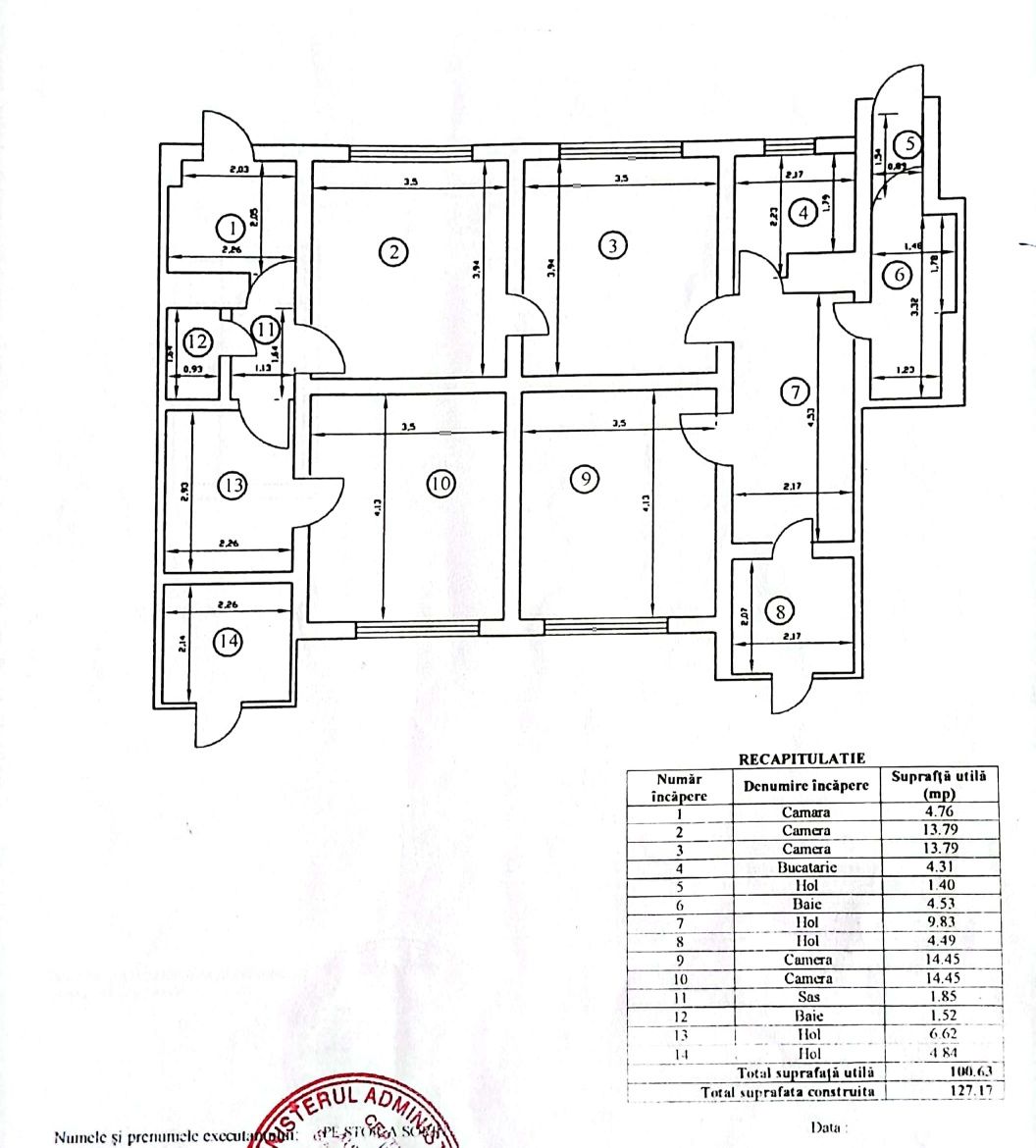 Com. Bivolari la stradă casa 4 camere+ 750 mp teren