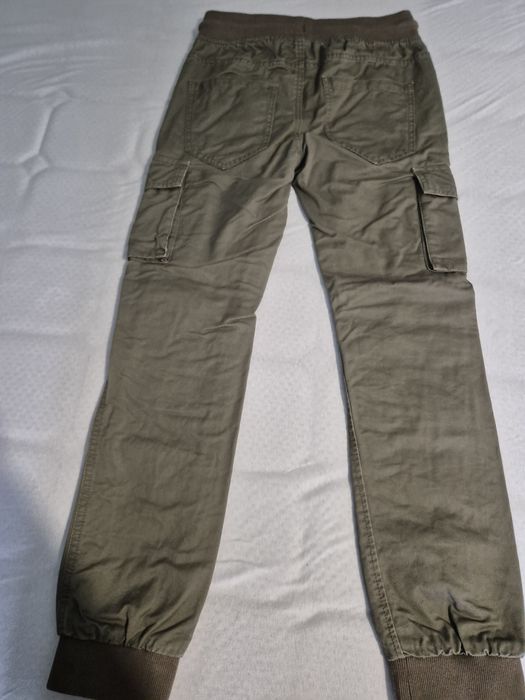 Pantaloni cargo dublați cu bumbac