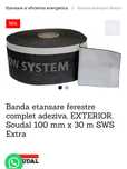 Banda etansare ferestre Soudal