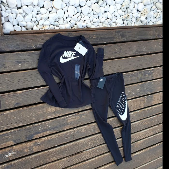 Клин и блуза Nike детски размер Л 11-12 години черен цвят памучк