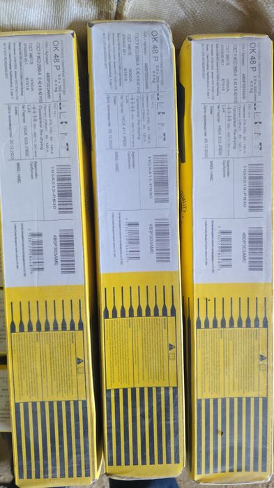 Электрод ОК 48Р (Е7018) 3мм- 8500 тг, 2,5мм-9500 тг, УОНИИ 13/55 3мм-6