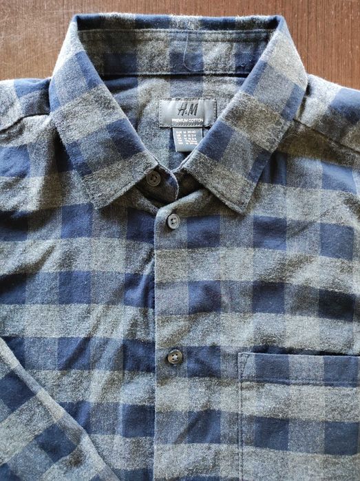 H&M - 7 camasi 100% bumbac pt. sezon rece, marimea M, noi, cu eticheta