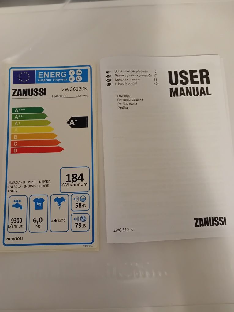 Пералня ZANUSSI  6 kg