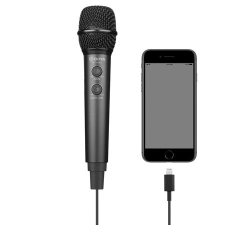 BOYA BY-HM2 — кардиоидный,конденсаторный ручной микрофон